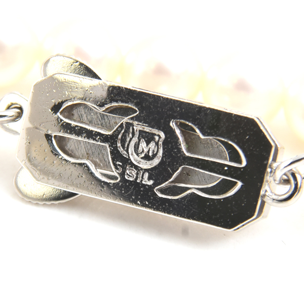 ミキモト ネックレス レディース ベビーパール ネックレス 4.9mm～5.4mm シルバー MIKIMOTO SV925 中古