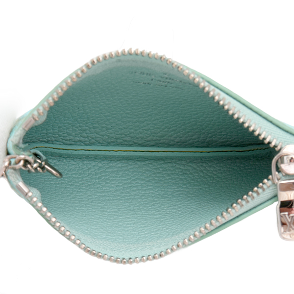 ルイヴィトン 財布 レディース メンズ ポシェットクレ サマー スターダスト モノグラムアンプラント ヴェール ドー Louis Vuitton M81297 中古