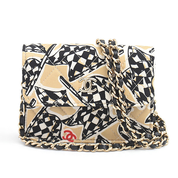 シャネル バッグ レディース ミニマトラッセ チェーンショルダーバッグ ミニポシェット ベージュ イヤーエンドギフト CHANEL 未使用展示品