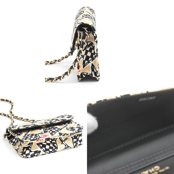 シャネル バッグ レディース ミニマトラッセ チェーンショルダーバッグ ミニポシェット ベージュ イヤーエンドギフト CHANEL 未使用展示品