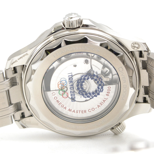 オメガ 時計 メンズ シーマスター ダイバー300 東京オリンピック限定 自動巻 ステンレス OMEGA 522.30.42.20.04.001 SS 中古