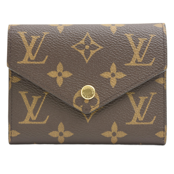 ルイヴィトン 財布 レディース ポルトフォイユ ヴィクトリーヌ モノグラム 3つ折り財布 Louis Vuitton M62472 中古