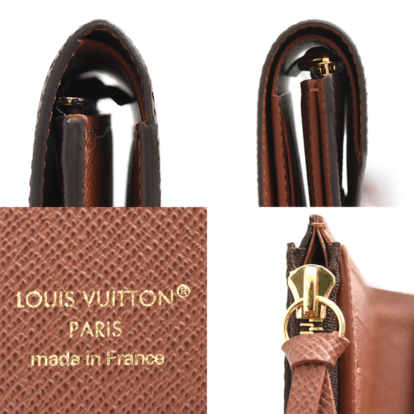 ルイヴィトン 財布 レディース ポルトフォイユ ヴィクトリーヌ モノグラム 3つ折り財布 Louis Vuitton M62472 中古