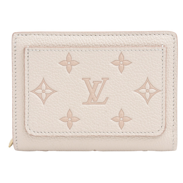 ルイヴィトン 財布 レディース ポルトフォイユ クレア モノグラムアンプラント バイカラーエデン Louis Vuitton M22399 中古