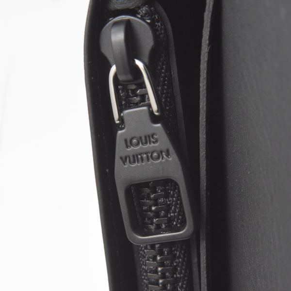 ルイヴィトン メンズ ポルトフォイユブラザ 長財布 ロングウォレット アエログラム レザー ニューフォーマルコレクション ノワール ブラック M25942 Louis Vuitton 未使用展示品