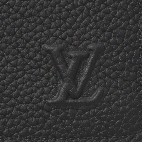 ルイヴィトン メンズ ポルトフォイユブラザ 長財布 ロングウォレット アエログラム レザー ニューフォーマルコレクション ノワール ブラック M25942 Louis Vuitton 未使用展示品