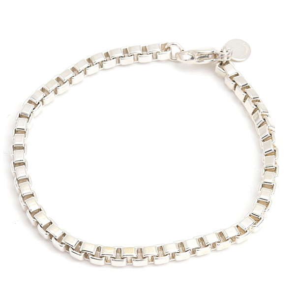 ティファニー ブレスレット レディース メンズ ベネチアンリンク チェーン シルバー SV925 TIFFANY 中古