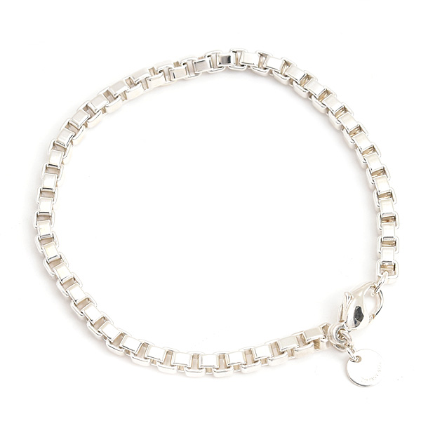 ティファニー ブレスレット レディース メンズ ベネチアンリンク チェーン シルバー SV925 TIFFANY 中古