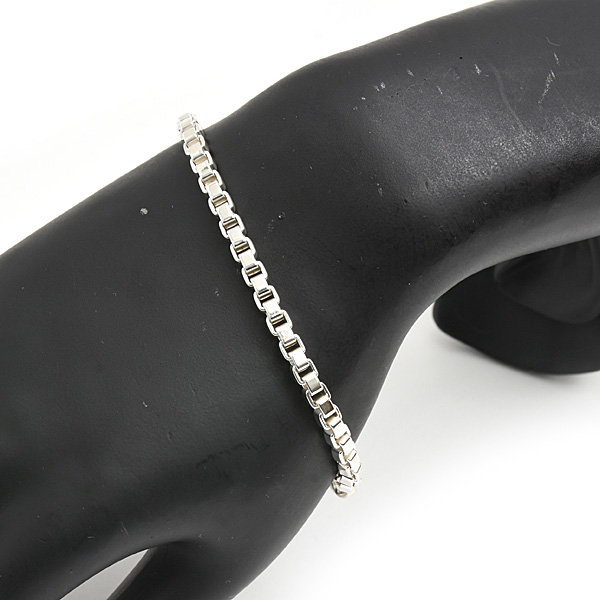 ティファニー ブレスレット レディース メンズ ベネチアンリンク チェーン シルバー SV925 TIFFANY 中古