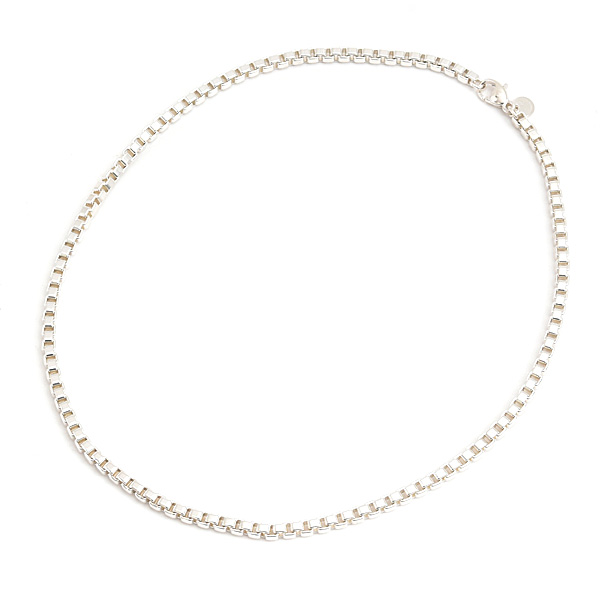 ティファニー ネックレス レディース メンズ ベネチアンリンク チェーン シルバー SV925 TIFFANY 中古