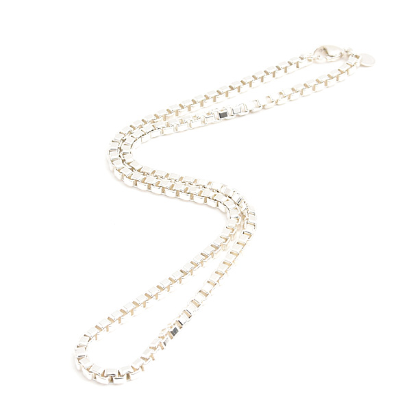 ティファニー ネックレス レディース メンズ ベネチアンリンク チェーン シルバー SV925 TIFFANY 中古
