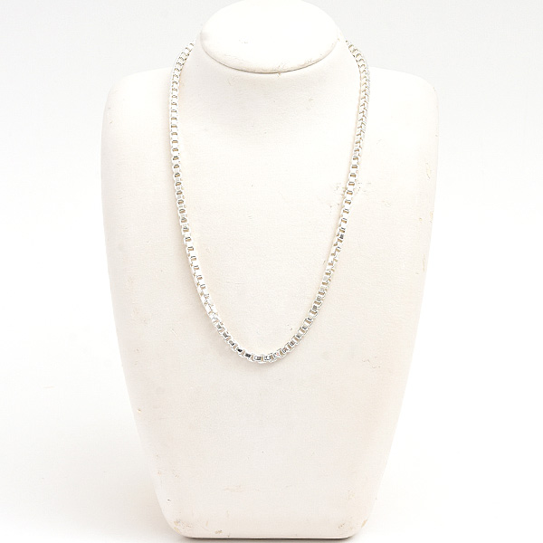 ティファニー ネックレス レディース メンズ ベネチアンリンク チェーン シルバー SV925 TIFFANY 中古