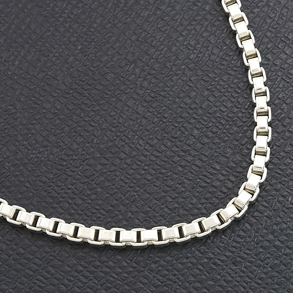 ティファニー ネックレス レディース メンズ ベネチアンリンク チェーン シルバー SV925 TIFFANY 中古