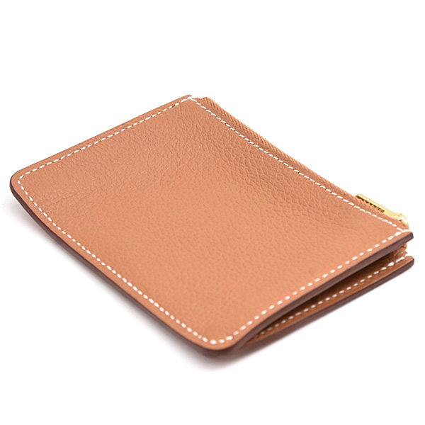 エルメス 財布 レディース ロウリス スリムウォレット Z刻印 エバーカラー ゴールド金具 HERMES 未使用展示品