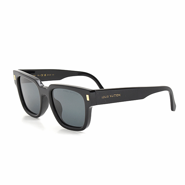 ルイヴィトン サングラス メンズ LVエスケイプ スクエア ブラック プラスチック Z1496E Louis Vuitton 中古