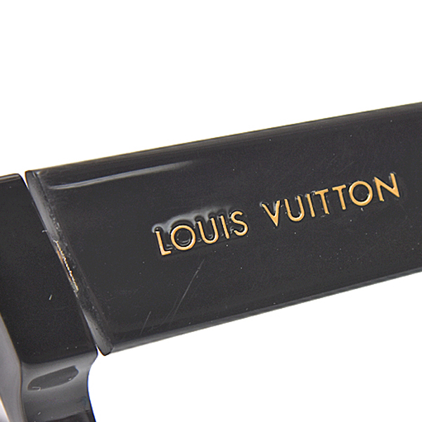 ルイヴィトン サングラス メンズ LVエスケイプ スクエア ブラック プラスチック Z1496E Louis Vuitton 中古
