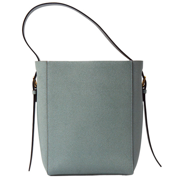 ヴァレクストラ バッグ レディース バケットバッグ スモール パウダーブルー カーフ Valextra V5B94 028 中古