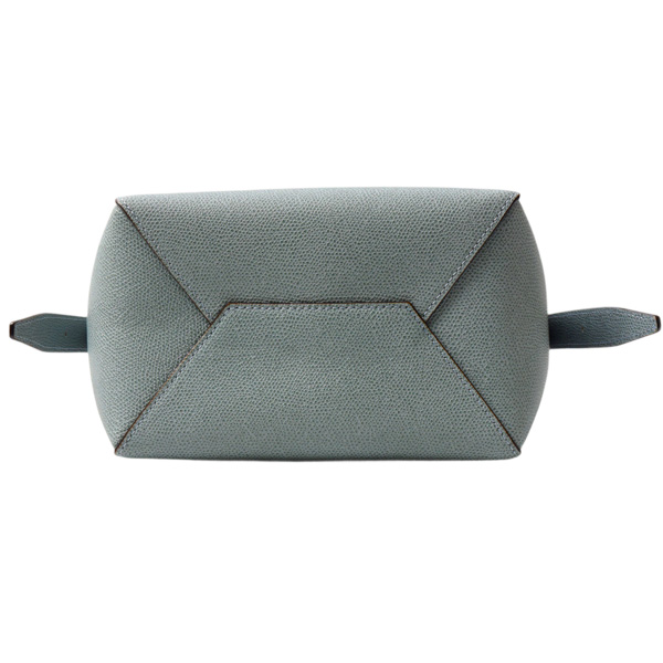 ヴァレクストラ バッグ レディース バケットバッグ スモール パウダーブルー カーフ Valextra V5B94 028 中古