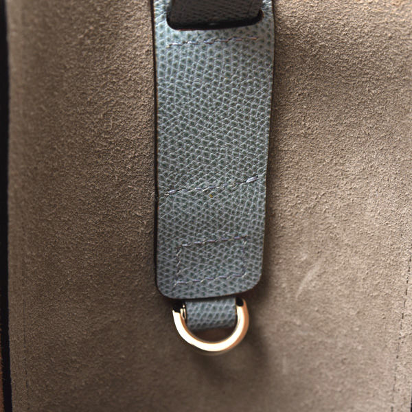 ヴァレクストラ バッグ レディース バケットバッグ スモール パウダーブルー カーフ Valextra V5B94 028 中古