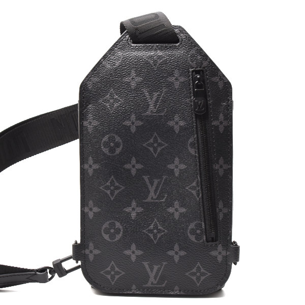 ルイヴィトン バッグ ソミュール スリングバッグ モノグラムエクリプス ボディバッグ ショルダーバッグ M45912 Louis Vuitton 中古
