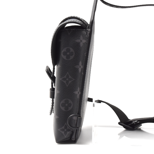 ルイヴィトン バッグ ソミュール スリングバッグ モノグラムエクリプス ボディバッグ ショルダーバッグ M45912 Louis Vuitton 中古