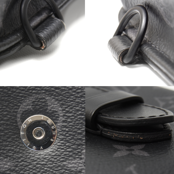 ルイヴィトン バッグ ソミュール スリングバッグ モノグラムエクリプス ボディバッグ ショルダーバッグ M45912 Louis Vuitton 中古