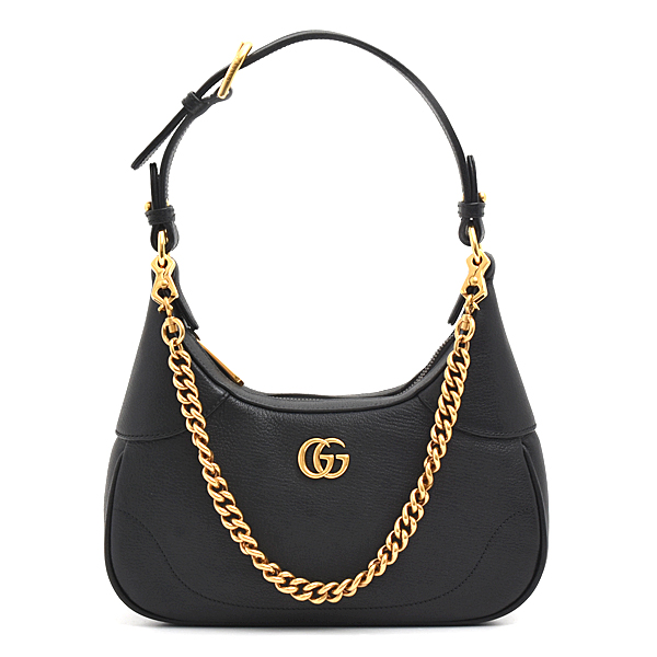 グッチ バッグ レディース  GGマーモント アフロディーテ ショルダーバッグ ハンドバッグ 2WAY ブラック カーフ 731817 GUCCI 中古