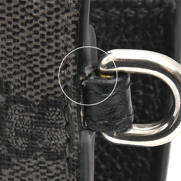 グッチ バッグ メンズ GGスプリーム ロゴ入り クラッチバッグ セカンドバッグ PVC グレー GUCCI 768374 中古