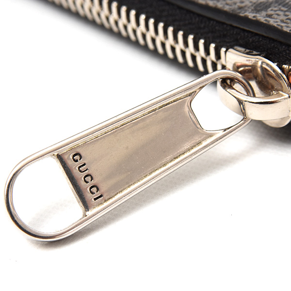 グッチ バッグ メンズ GGスプリーム ロゴ入り クラッチバッグ セカンドバッグ PVC グレー GUCCI 768374 中古