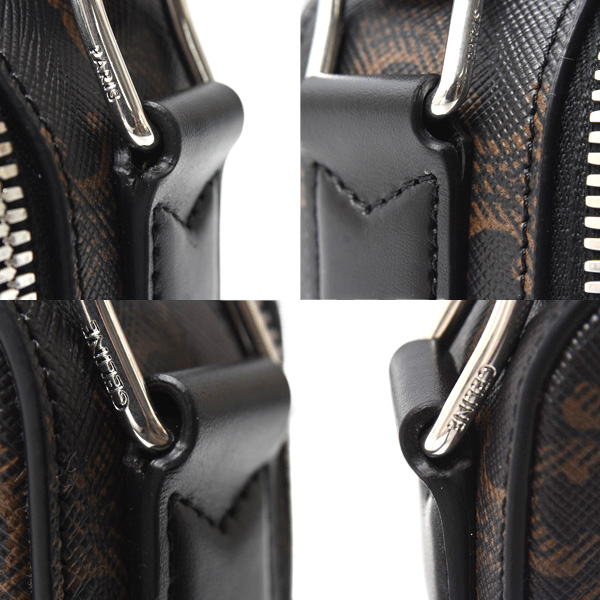 セリーヌ バッグ ユニセックス ミニメッセンジャーボックス ショルダー トリオンフキャンバス×カーフスキン ブラック CELINE 114902EVJ 中古