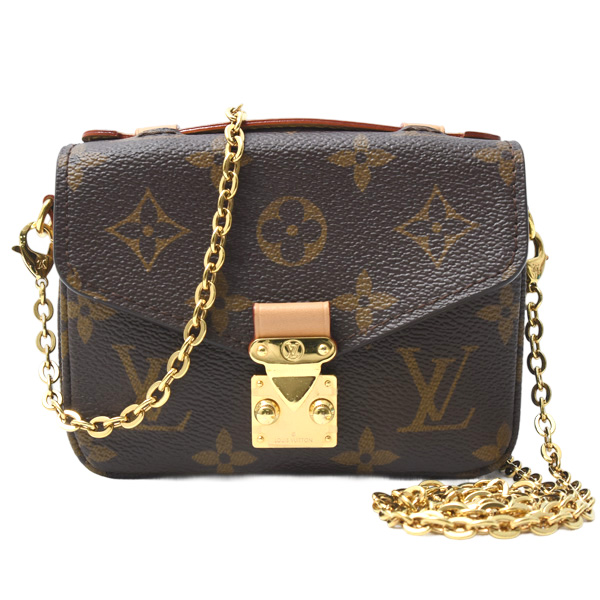 ルイヴィトン バッグ レディース ミクロ メティス ショルダーバッグ モノグラム Louis Vuitton M81267 中古