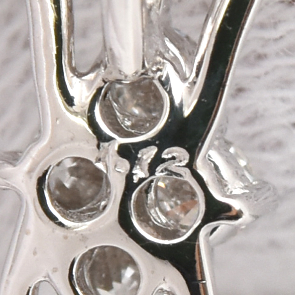 モニッケンダム ネックレス レディース ダイヤモンド デザインネックレス D1.12ct ホワイトゴールド MONNICKENDAM K18WG 中古