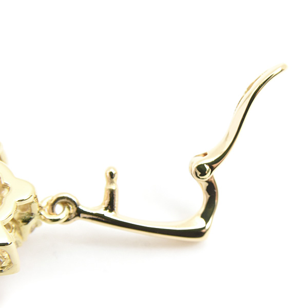 ミキモト ペンダント レディース 6Pパール ダイヤ ペンダントトップ 6.3mm～7.3mm珠 イエローゴールド K18 MIKIMOTO 中古