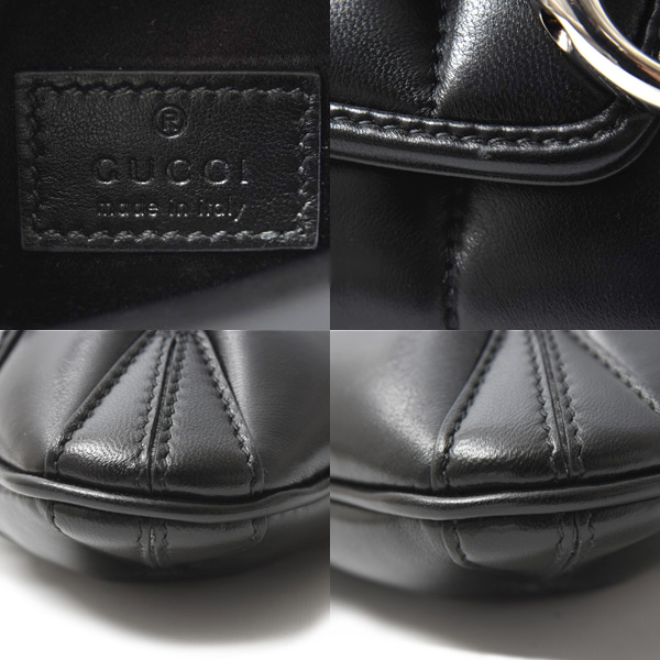 グッチ バッグ レディース ホースビット チェーン スモール ショルダーバッグ レザー GUCCI 764339 中古