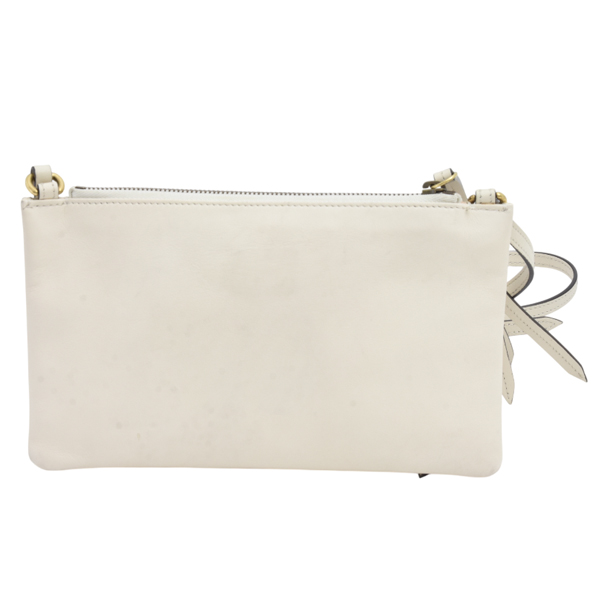 グッチ レディース GGマーモント ショルダーバッグ ポシェット キルティング ホワイト 453878 GUCCI 中古
