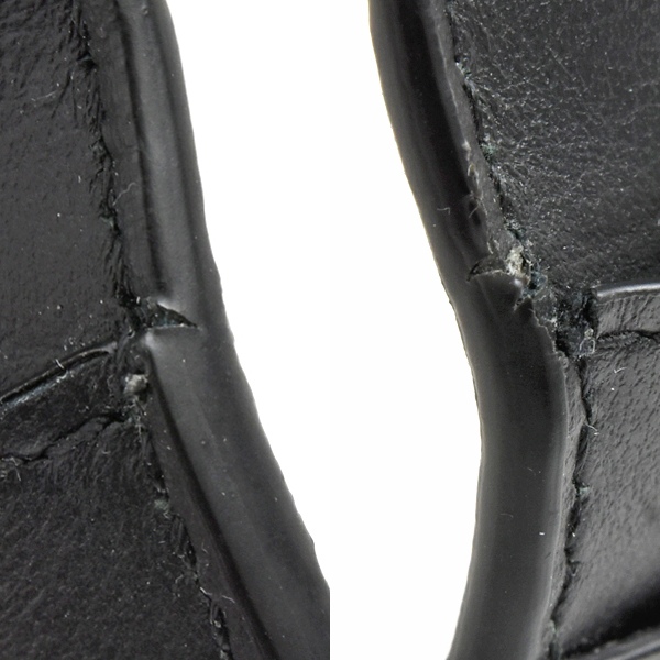 ボッテガヴェネタ 財布 メンズ デボスイントレチャート 型押し長財布 二つ折り カーフ ブラック 667052 V0SQ1 BOTTEGA VENETA 中古