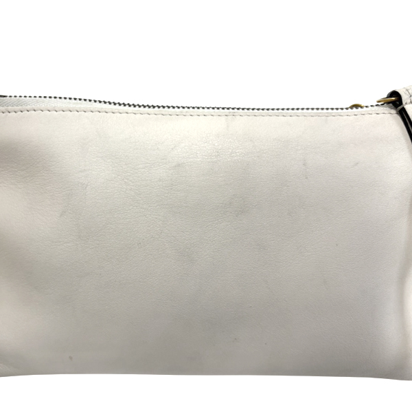 グッチ レディース GGマーモント ショルダーバッグ ポシェット キルティング ホワイト 453878 GUCCI 中古