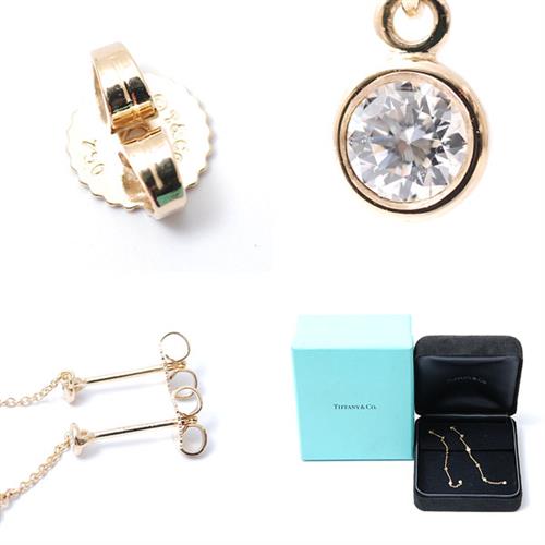 Tiffany ピアス 片耳 ティファニー」のダイヤモンドフープ＆スタッズ