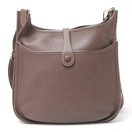 エルメス ブラウン  エブリン バッグ HERMES（エルメス） エブリン2 PM ゴールド ブラウン茶 トリヨン