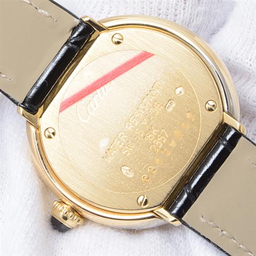 カルティエ 時計 レディース トリニティ ウォッチ 電池 ゴールド 美品 Cartier【中古】