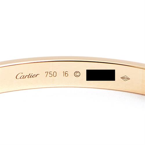 カルティエ Cartier ラブブレス 16サイズ 新型 750YG イエローゴールド【中古】