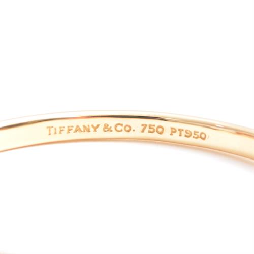 ティファニー TIFFANY & Co. レディース バングル Pt950プラチナ ダイヤ