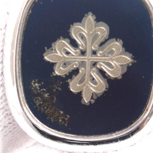 パテックフィリップ カフス メンズ カラトラバ カフリンクス 28.5g ホワイトゴールド PATEK PHILIPPE 59851 750WG 中古