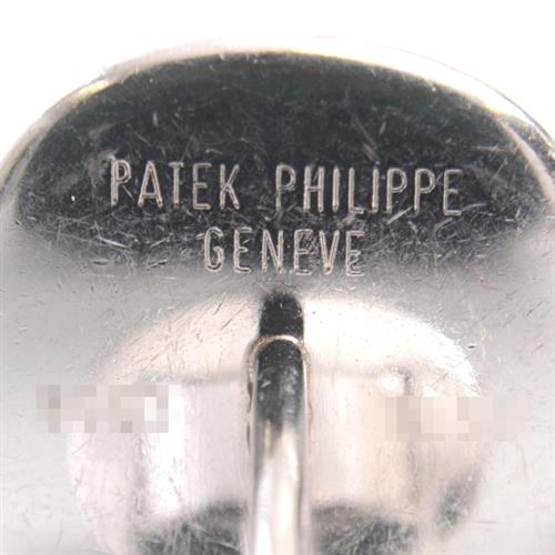 パテックフィリップ カフス メンズ カラトラバ カフリンクス 28.5g ホワイトゴールド PATEK PHILIPPE 59851 750WG 中古