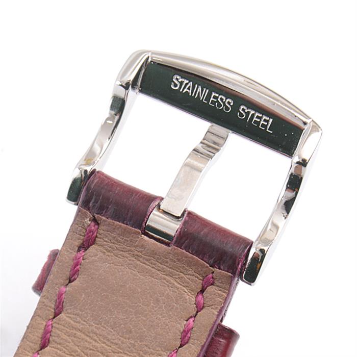 ブルガリ  時計 レディース レッタンゴロ ロードライトガーネットベゼル 電池式 ワインレッド文字盤 BVLGARI RT39S 中古