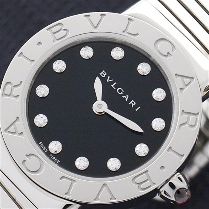ブルガリ 時計 レディース  ブルガリブルガリ トゥボガス 12Pダイヤ 電池式 SS ステンレス BVLGARI BBL262T 中古
