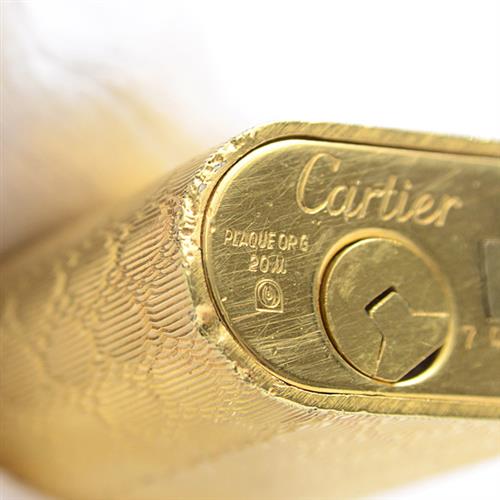 カルティエ Cartier ガスライター ゴールド メンズ【中古】