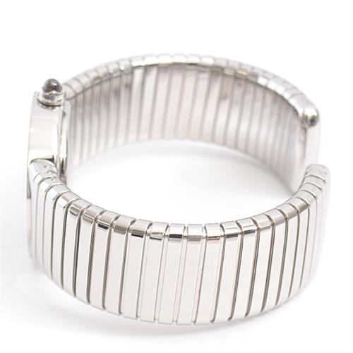 ブルガリ 時計 レディース ブルガリブルガリ トゥボガス Sサイズ 電池式 ブラック文字盤 SS ステンレス BVLGARI BBL262TS 中古