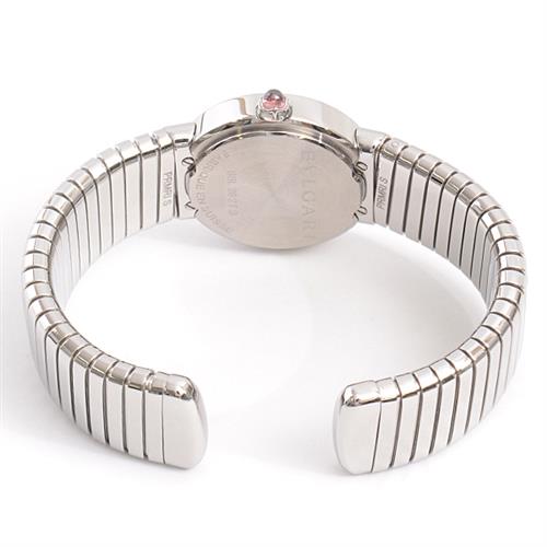 ブルガリ 時計 レディース ブルガリブルガリ トゥボガス Sサイズ 電池式 ブラック文字盤 SS ステンレス BVLGARI BBL262TS 中古