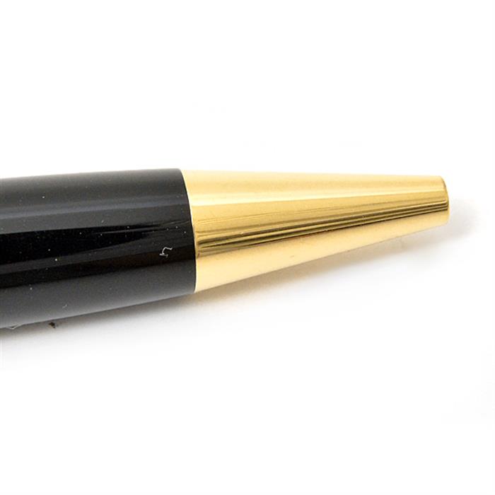 モンブラン MONTBRANC マイスターシュテック クラシック ツイスト式ボールペン メンズ レディース ブラック×ゴールド